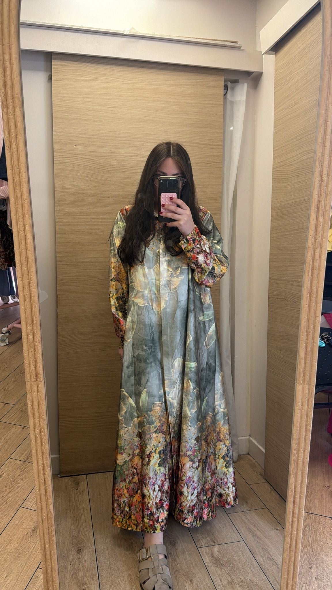 Robe Iris ( kaki )