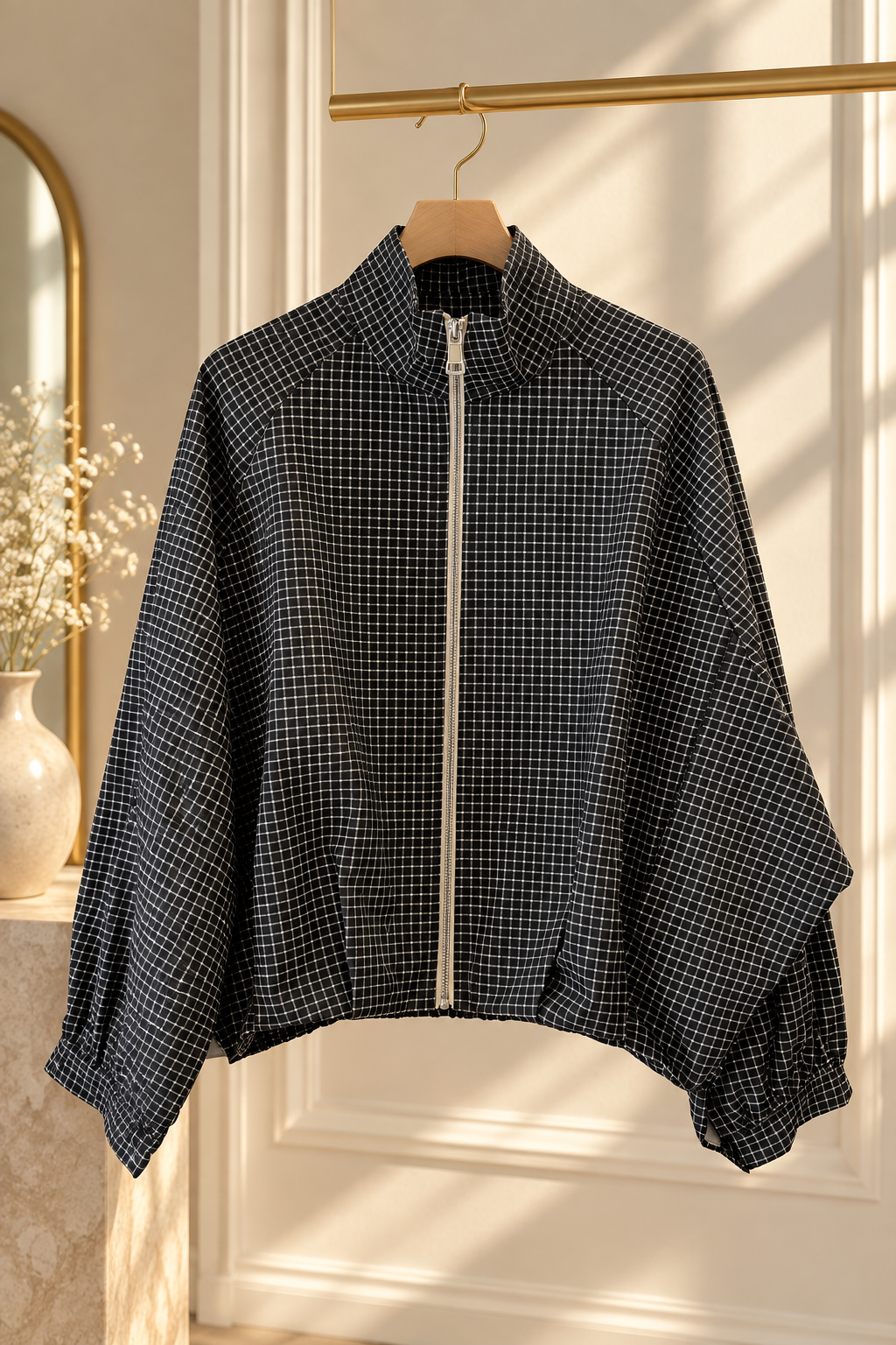 Veste Nia - légère à carreaux - oversize