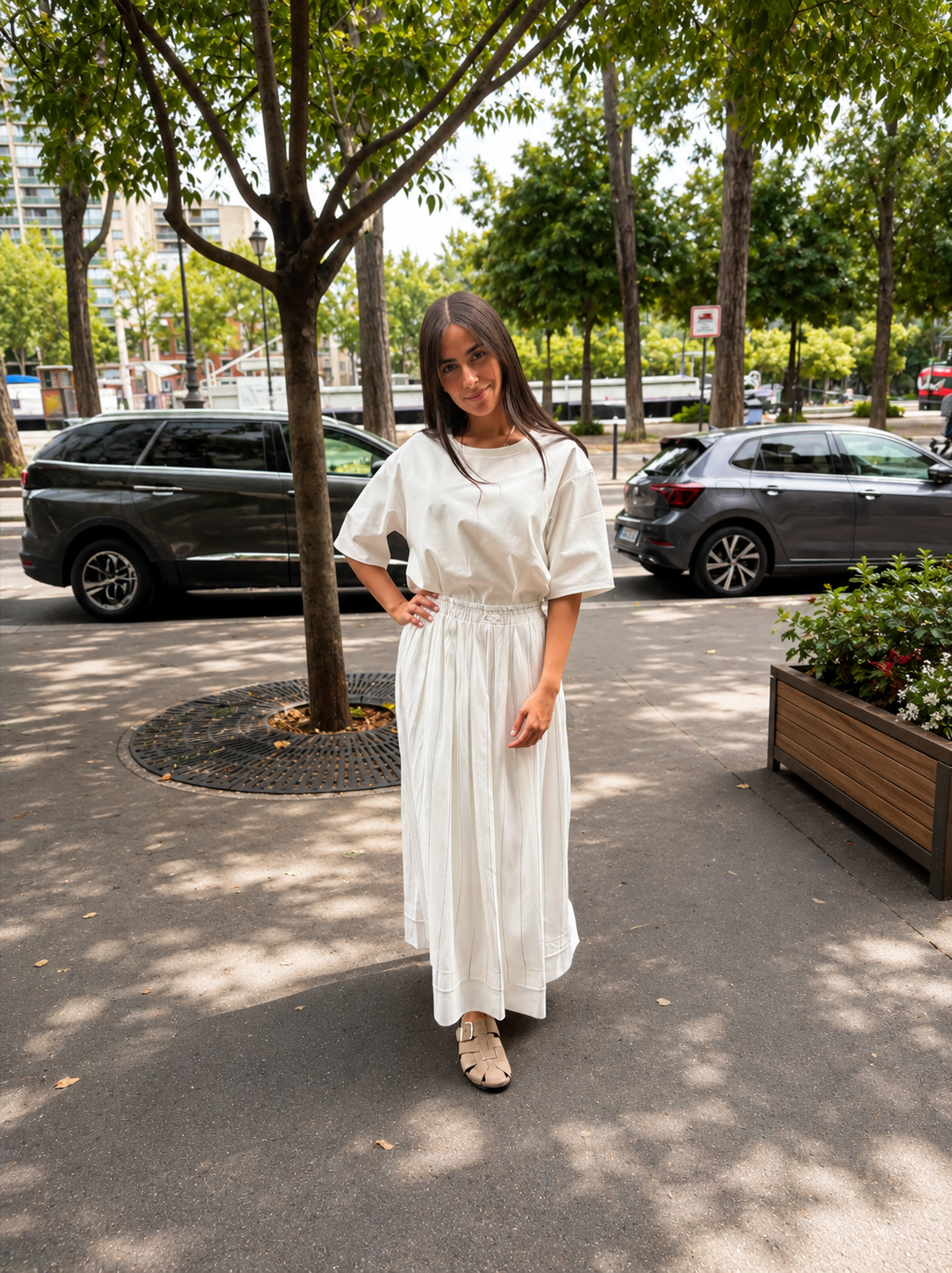Jupe blanche Taly