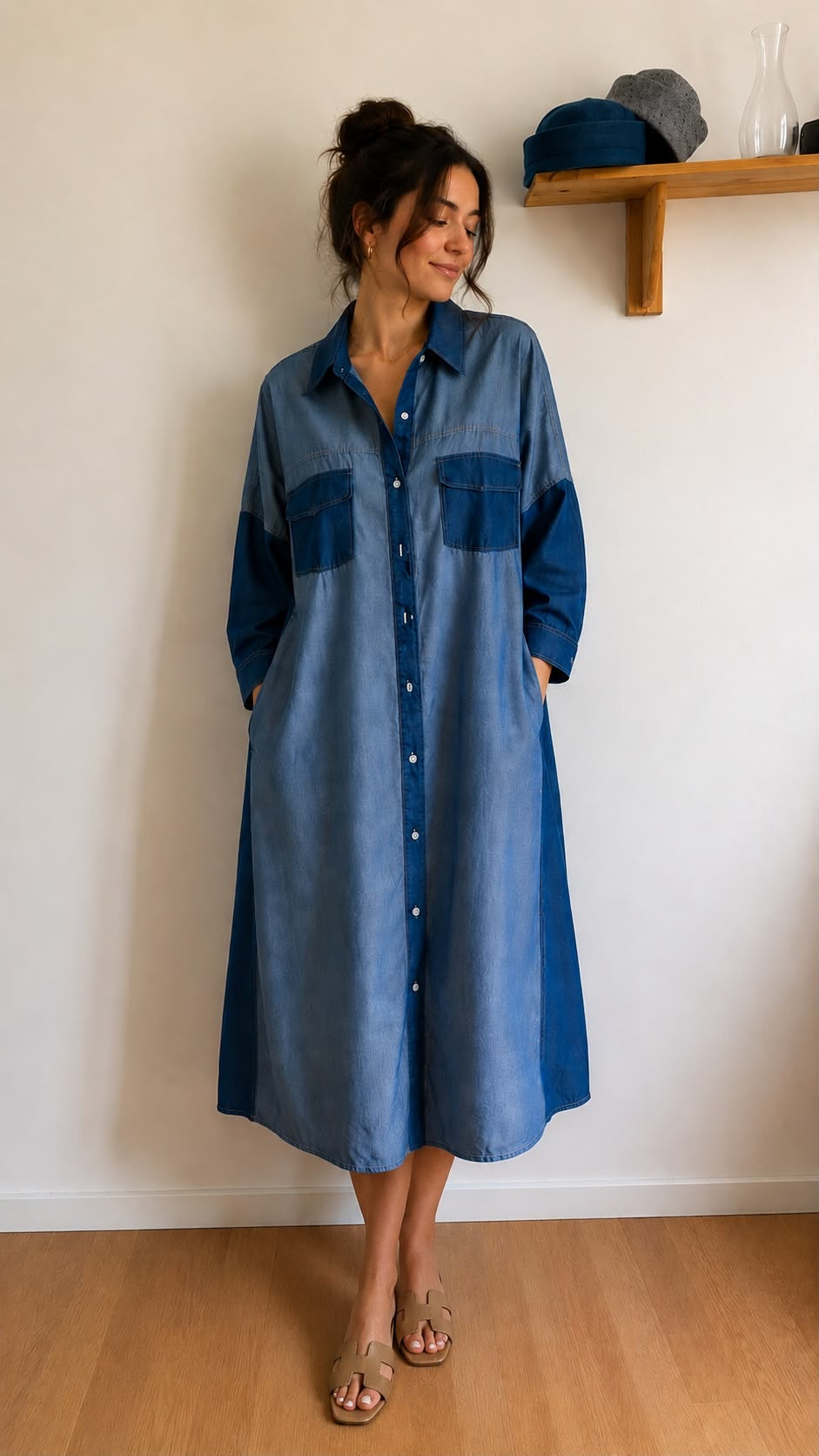 Robe effet jean Gabi