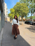 Jupe boule coton prenium
